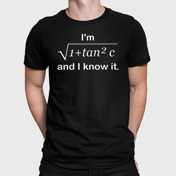 I’m 1 + Tan 2 C And I Know It Shirt