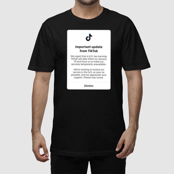 Important Update From Tiktok Shirt