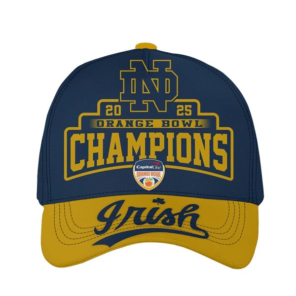 Irish 2025 Orange Bowl Champions Cap