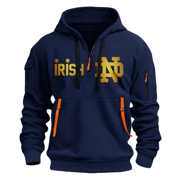 Irish All Fight Quater Zip Hoodie