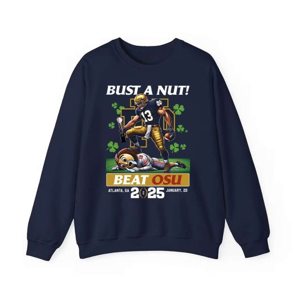 Irish Bust A Nut Beat OSU 2025 Shirt