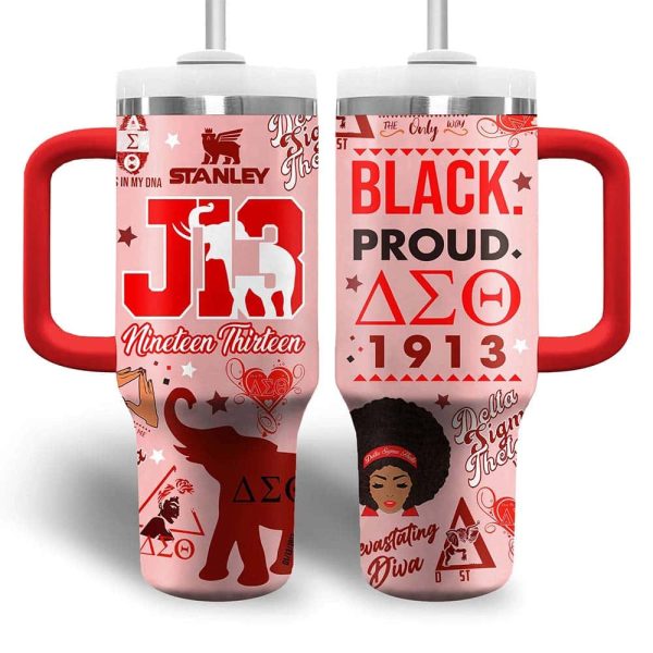 J13 Black Proud 1913 HANDLE TUMBLER