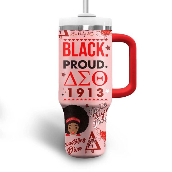 J13 Black Proud 1913 HANDLE TUMBLER