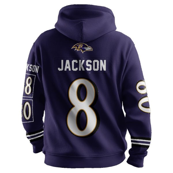 Jackson 8 Baltimore Football Unisex Hoodie