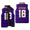 Jefferson 18 Minnesota Football 3D Unisex Puffer Vest