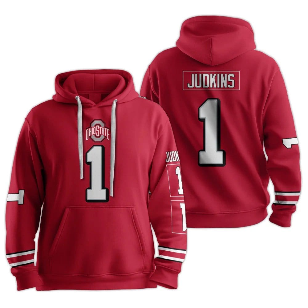 Judkins 1 Ohio State Football Unisex Hoodie Judkins 1 Ohio State Football Unisex Hoodie