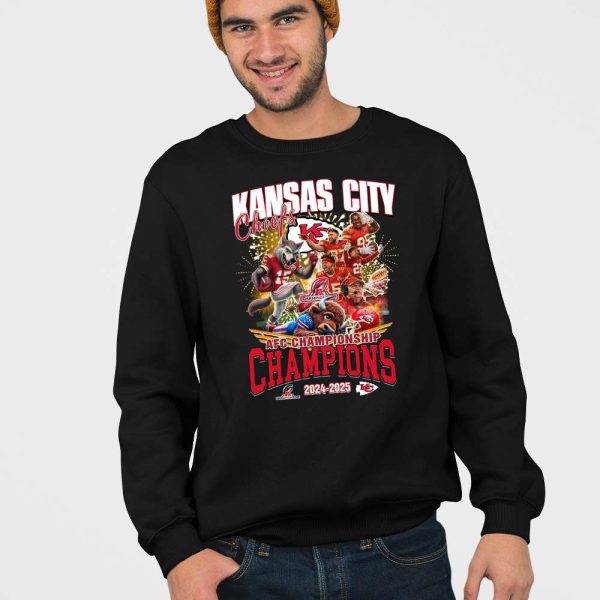 KC Chiefs AFC Champions 2025 Shirt