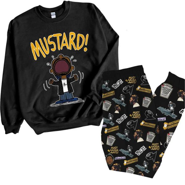 Kendrick Lamar Mustard Pajamas Set