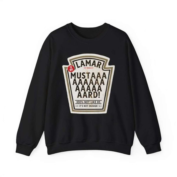 Kendrick Lamar Mustard Rapper Meme Inspired Graphic Sweatshirt