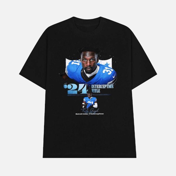 Kerby Joseph ’24 Interception Title Lions Shirt