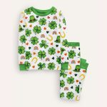 Kid's St. Patrick's Day Shamrock Pajama Set