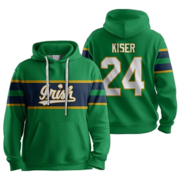 Kiser Notre Dame Football Unisex Hoodie