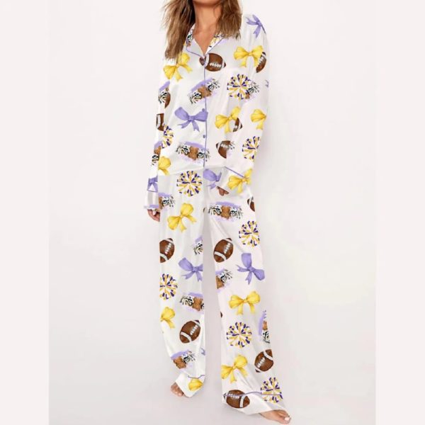 LSU Football Pajama Set