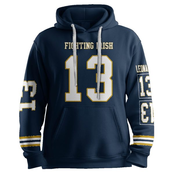 Leonard 13 Notre Dame Football Unisex Hoodie