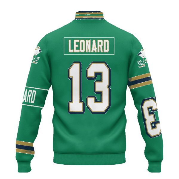 Leonard 13 Notre Dame Football Unisex Varsity Jacket