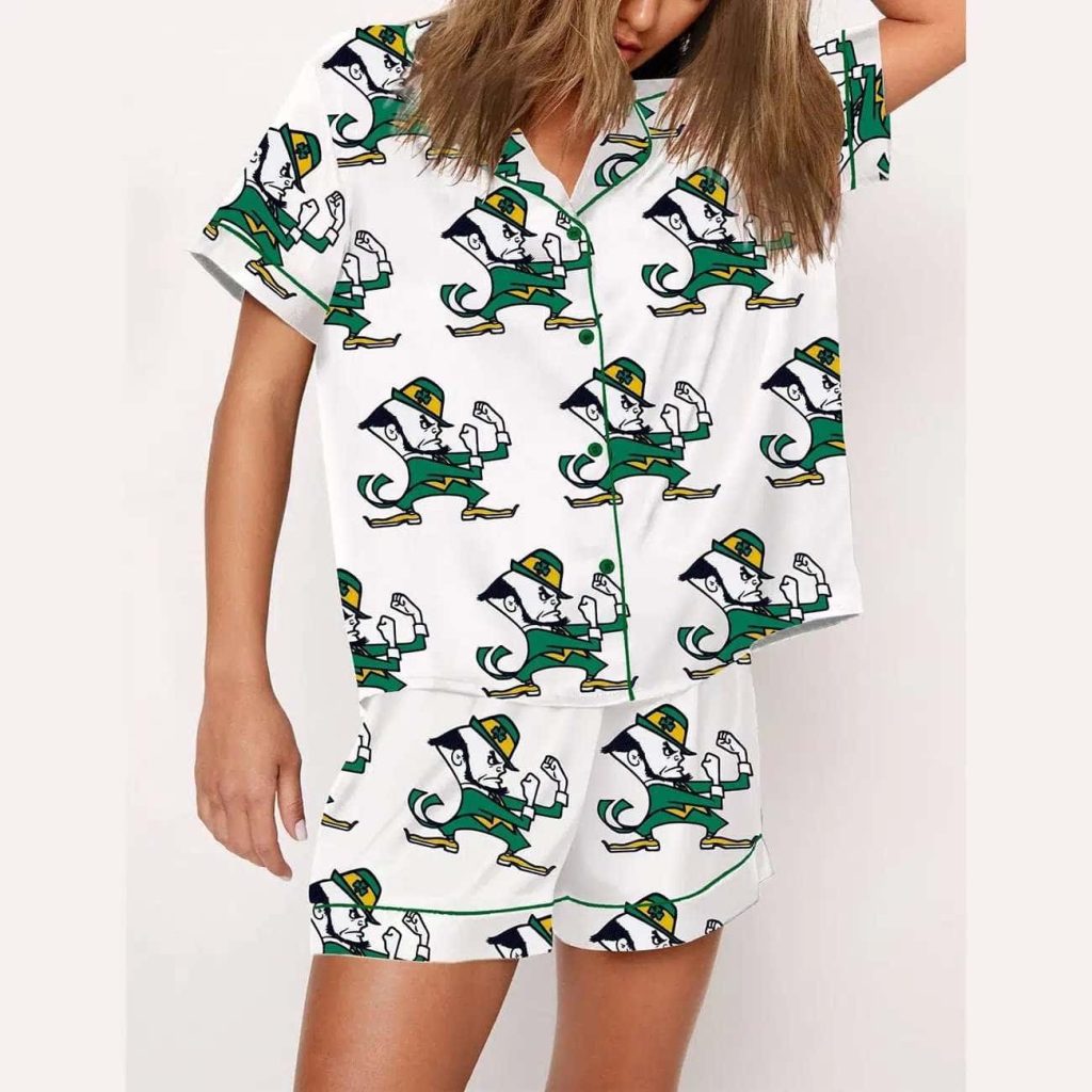 Leprechaun Notre Dame Pajama Set