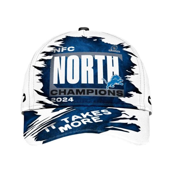 Lions NFC North Champions 2024 It Takes More Classic Cap