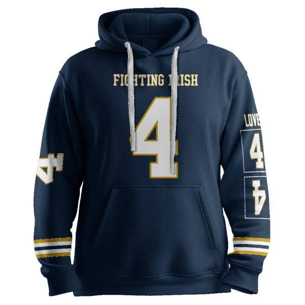 Love 4 Notre Dame Football Unisex Hoodie