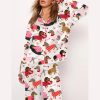 Love Dachshund Valentine’s Day Pajama Set