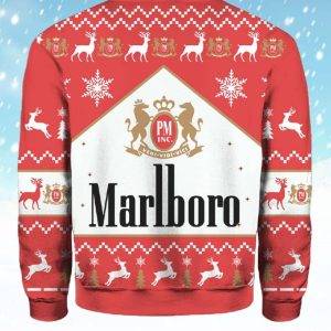 Marlboro Cigarette Ugly Christmas Sweater