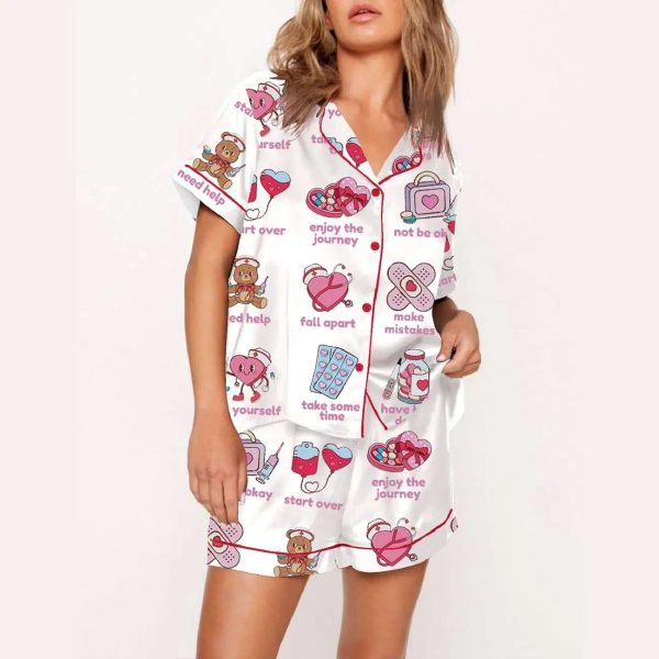 Mental Health Nurse Valentines Day Pajama Set