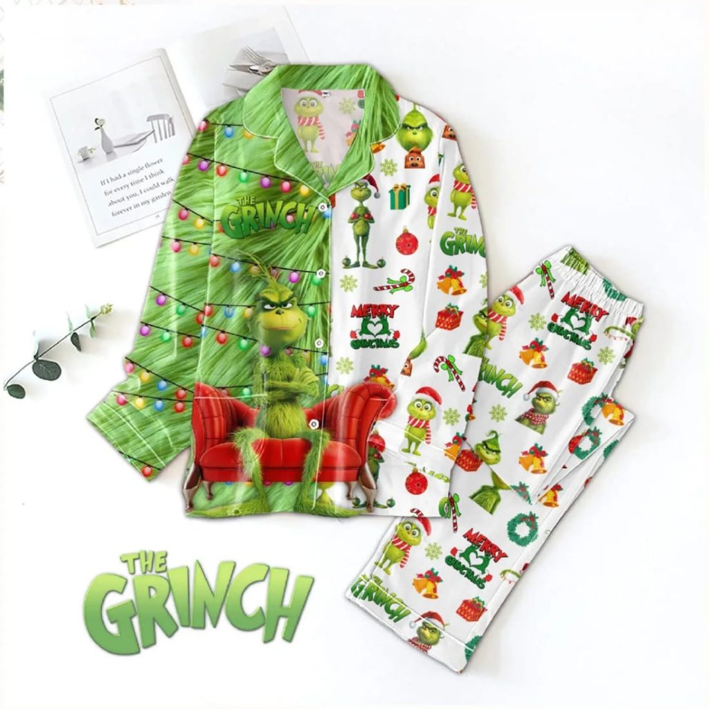 Merry Grnchmas Pajamas Set