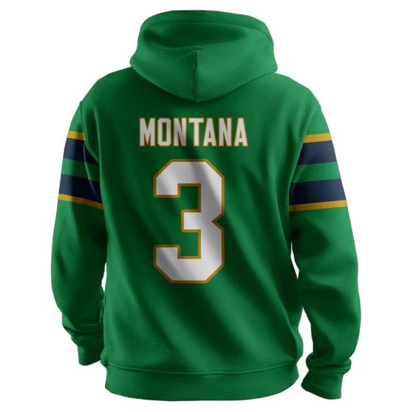 Montana Notre Dame Football Unisex Hoodie