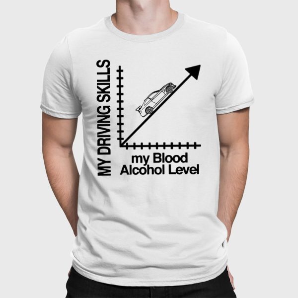 My Driving Skills My Blood Alcohol Level Shirt