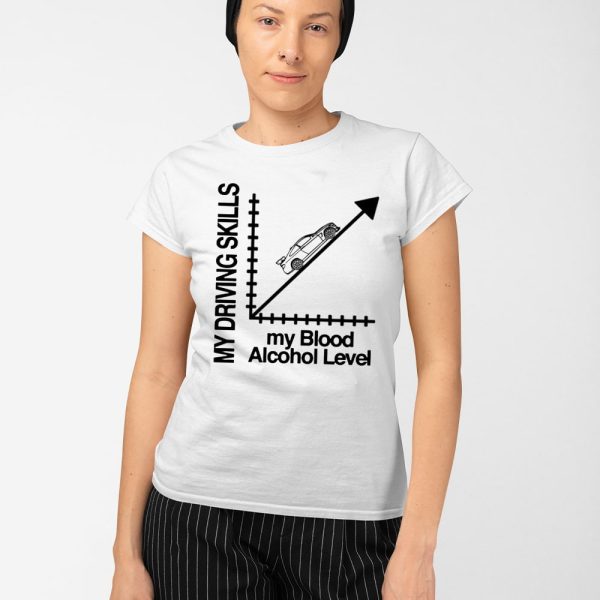 My Driving Skills My Blood Alcohol Level Shirt