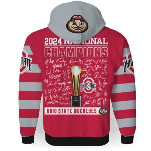 How Bout Them Buckeyes National Champions 2024 3D Hoodie 3