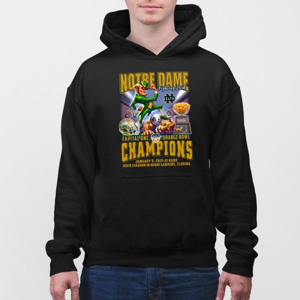 Notre Dame Capital One Orange Bowl 2025 Champions Shirt