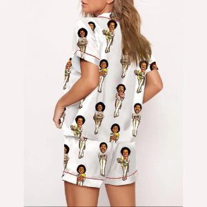 In My Mind Black Family Funny Christmas Pajama Set2