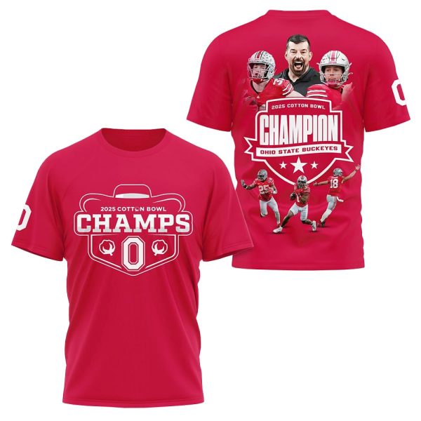 OS Buckeyes 2025 Cotton Bowl Champs Shirt