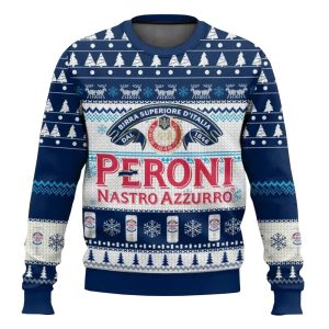 Peroni Nastro Azzurro Ugly Christmas Sweater