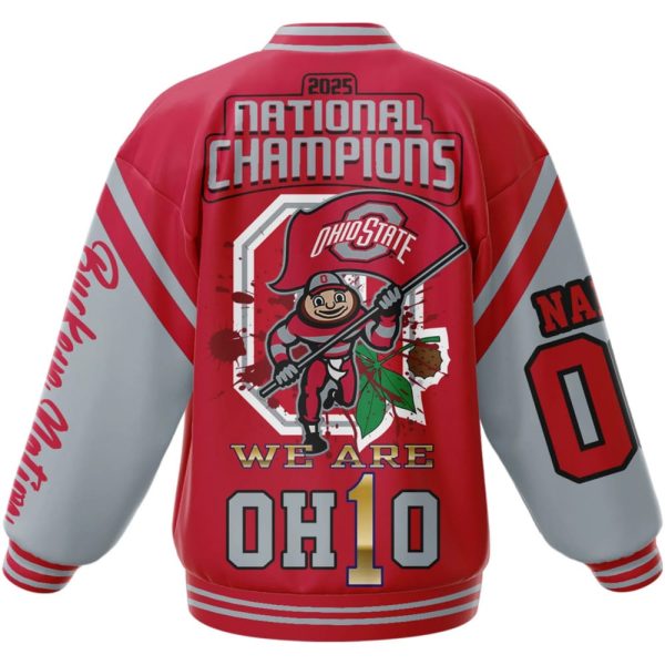 Ohio State 2025 National Champions We Are Oh1o Baseball Jacket