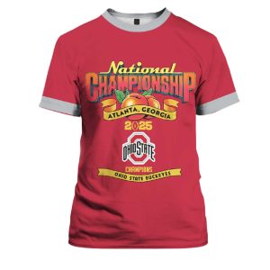 Ohio State 2025 National Championship Atlanta Georgia Shirt 2