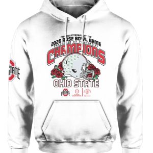 Ohio State CFP Quarterfinal At The 2025 Rose Bowl Game Champions Hoodie 2