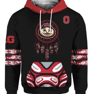 Ohio State Football 2025 Native American Heritage Month Hoodie 2