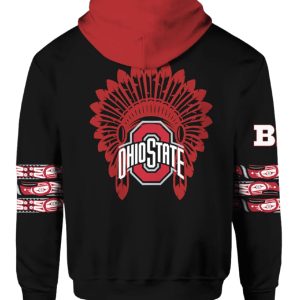 Ohio State Football 2025 Native American Heritage Month Hoodie 3