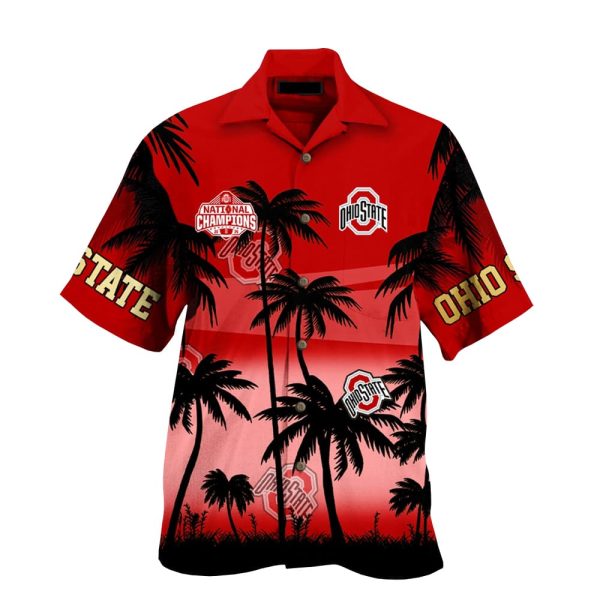 Ohio State Football Playoff 2024 National Champions Hawaiian Shirt