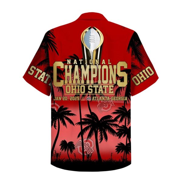 Ohio State Football Playoff 2024 National Champions Hawaiian Shirt