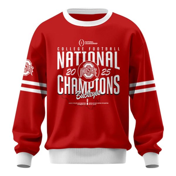 Ohio State NCAA National 2025 Champions Sweatshirt