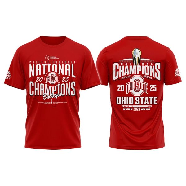 Ohio State NCAA National Champions Shirt 2025