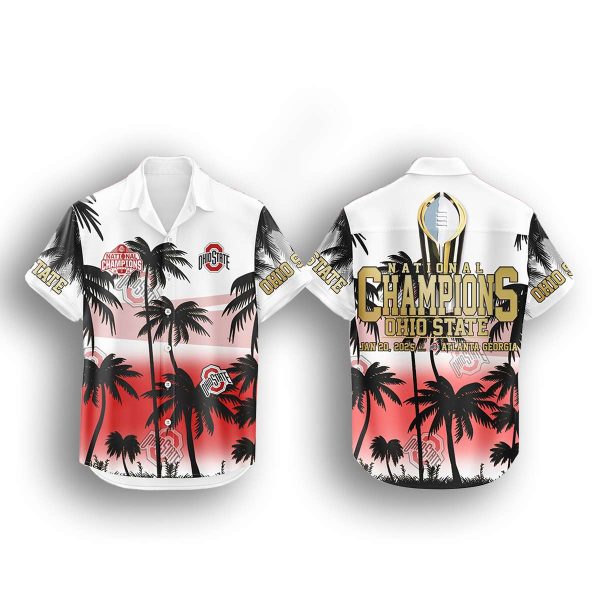 Ohio State National Champions 2025 Hawaiian Shirt