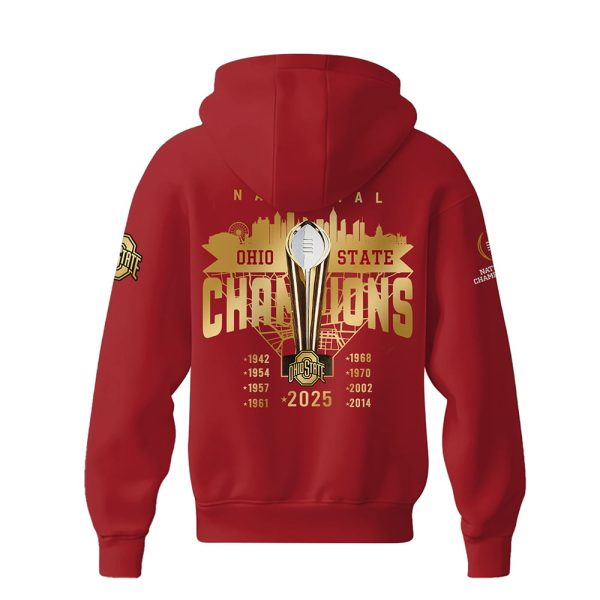 Ohio State National Champions Hoodie 2025