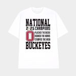 Ohio State Plucked The Ducks Hooked The Horns Stomped The Irish 2025 National Champions Shirt