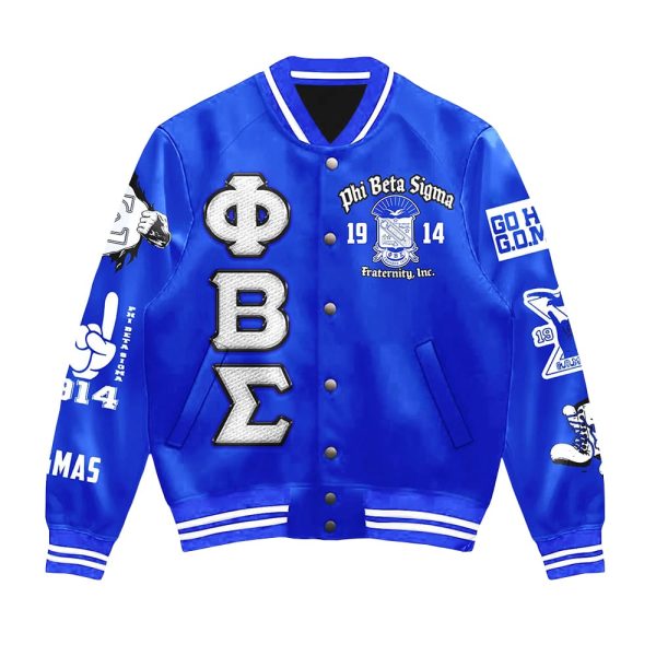 Phi Beta Sigma Fraternity 1914 Baseball Jacket