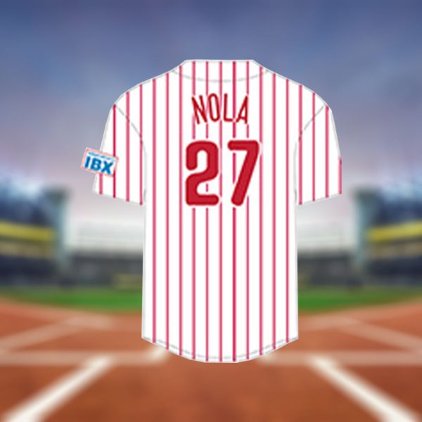 Phillies Independence Blue Cross Aaron Nola Replica Jersey Giveaway 2025