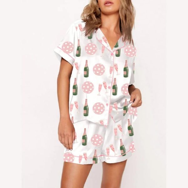 Pickleball Champagne Pajama Set