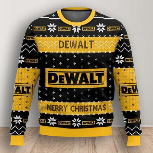 Power Tools Dewalt Merry Christmas Ugly Sweater